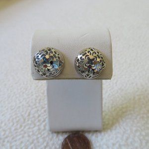 Silver Openwork Earrings